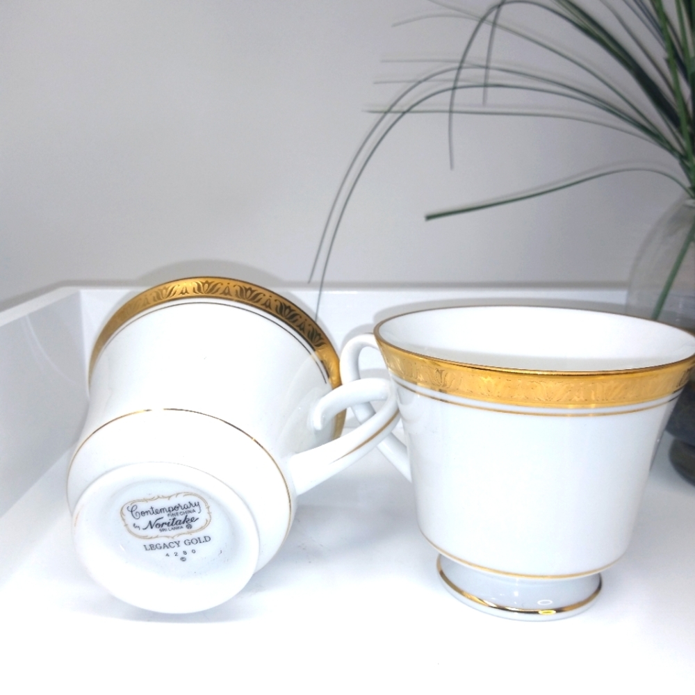Noritake Legacy Gold 4280 Cups (2pcs)